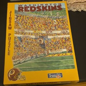 Vintage Washington Redskins Jigsaw Puzzle - Yellow